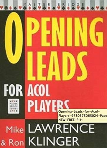 Opening Leads for ACOL Players (MASTER BRIDGE)