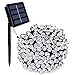 ORA LED Solar Powered String Lights, 100 LED’s, 55 ft., Waterproof, Dusk/Dawn Sensor, Perfect for Holiday, Christmas, Indoors, Outdoors, Home, Garden, Lawn, Patio, Decorative Landscape