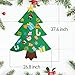 Felt Christmas Tree, 3ft DIY Christmas Tree with 32pcs Ornaments Door Wall Hanging Xmas Gifts for Kids Christmas New Year Decoration