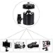 Vastar 2 Packs Mini Ball Head Hot Shoe Mount with 1/4” Screw for Camera, Light Bracket Swivel Screw Tripod Mini Ball Head for Digital SLR Camera Tripod Mount, Camera Camcorder and Other Devices