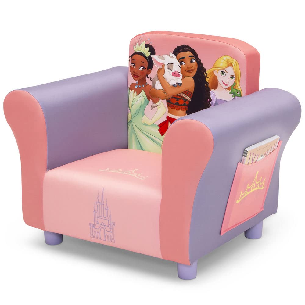 Delta Children Upholstered Chair, Disney Princess