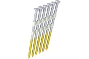 GRIP-RITE Grip Rite Prime Guard GR034HG1M 21 Degree Plastic Strip Round Head Exterior Galvanized Collated Framing Nails, 3-1/4" x 0.131"