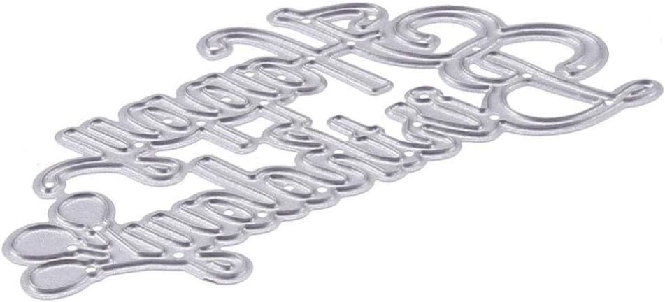 Scrapbooking Loisirs Creatifs Oulensy Joyeux Anniversaire Bricolage Dies Metal Cutting Bricolage Scrapbooking Pochoir Photo Album Decoratif Gauffrage Dies Modele De Carte Brpoints Com Br