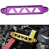 Dewhel JDM Billet Aluminum Battery Tie Down For Honda Civic Acura Rsx Ep3 Dc5 Si (Purple)