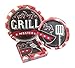 Grill Master Picnic BBQ Party Supply Pack! Bundle Includes Paper Plates & Napkins for 8 Guests