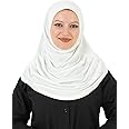 Prien Plain Ready To Wear Hijab for Women, Muslim Instant Turbans, Soft Jersey Scarf, Islamic Clothes, Long Hijabs, Abaya