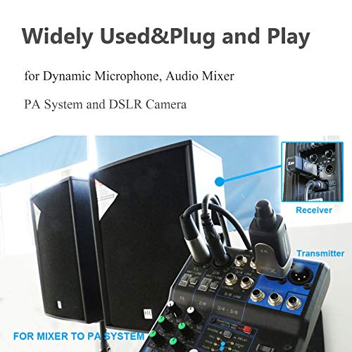 Xvive U3 Microphone Wireless System Wireless Mic Adapter 2.4GHz