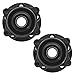 TRQ Front Wheel Hub Bearings Assembly Set Compatible with 2001-2009 Volvo S60 1999-2006 S80 2001-2007 V70 2003-2007 XC70