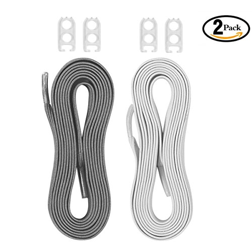 No Tie Shoelaces Jzy Flat Athletic Shoe Laces With Elastic