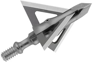 Muzzy Trocar Crossbow Archery Arrow Broadhead 100 or 125 Grain - 3 Pack