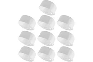 AFFBEI 10 Pcs Chef Hat Adjustable Unisex Sushi Beanie Chef Mesh Top Skull Cap Kitchen Cooking Food Cap with Breathable Mesh Top