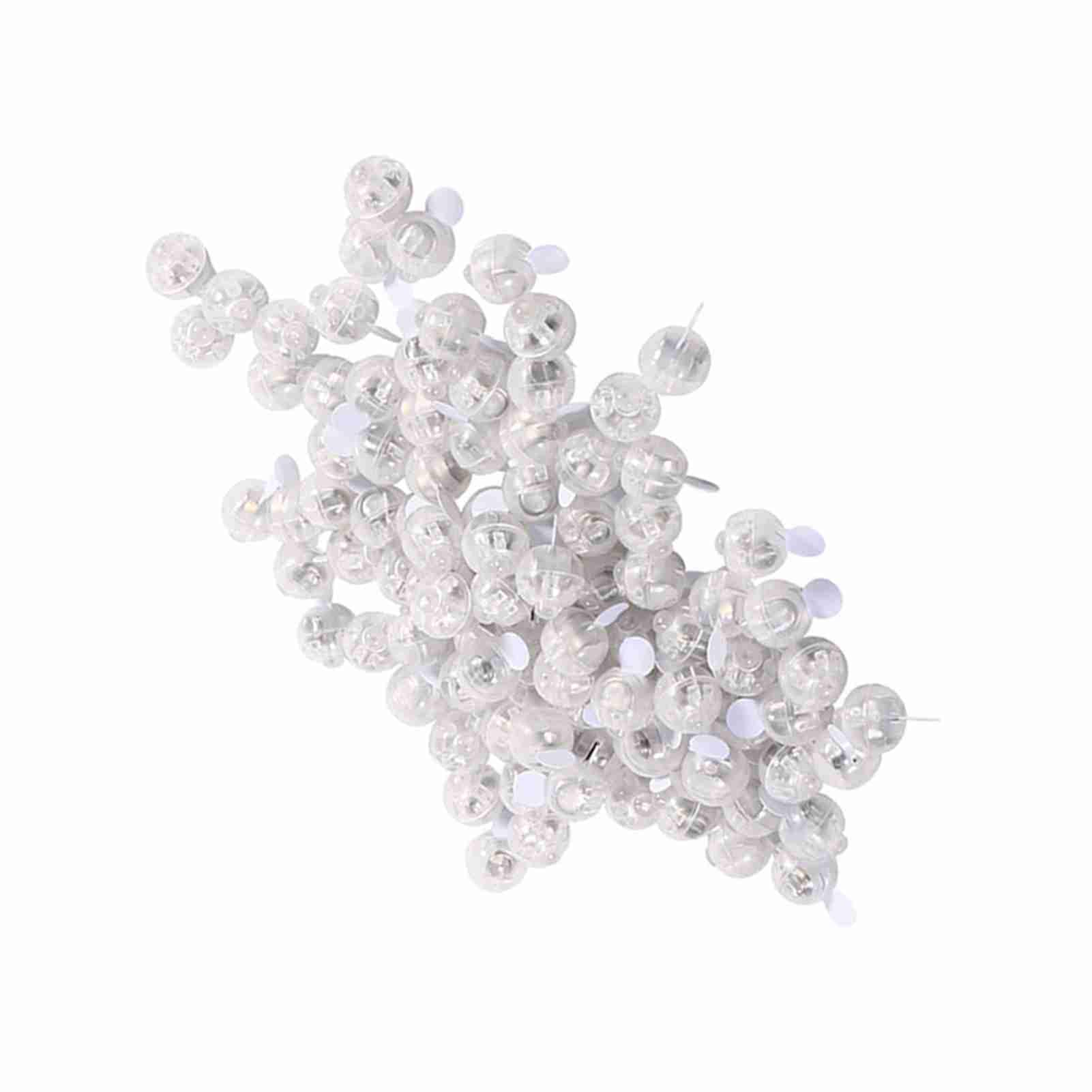 Ymiko 100Pcs/LED Balloon Lights Mini Round Ball Lamps Flash Lantern,Waterproof Tiny Led Light Long Standby Time Lights for Balloon Paper Lantern Birthday Christmas Party Wedding Decor (C)