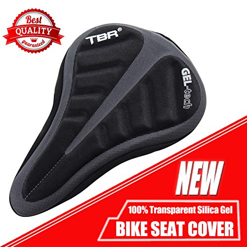 Gel Bike Seat Cover│Big Most Comfortable Bicycle Saddle Pad│Premium