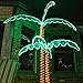 Deluxe Tropical LED Rope Light Palm Tree with Lighted Holographic Trunk and Fronds (4.5 Foot)