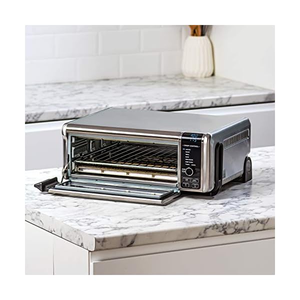 Ninja Foodi Mini Oven [SP101UK] 8-in-1 Flip Mini Oven, Air Fryer, Bake, Grill, Silver