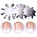 BORN PRETTY Nail Art French Tip Line Edge Cutter Stencil Trimmer Muti Sizes Nail art manicuring Styling Tool 3 Patterns Set