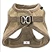 Voyager Step-In Plush Dog Harness – Soft Plush, Step In Vest Harness for Small and Medium Dogs by Best Pet Supplies - Harness (Latte Suede), XL (Chest: 20.5 - 23