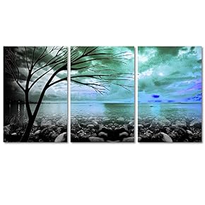 Canvas Wall Art Colorful Abstract Cloud...