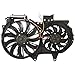 Dual Radiator and Condenser Fan Assembly Compatible With Audi Fits 02-08 Quattro A4 1.8L 2.0L