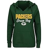 NFL Women's Perfect Playtime Long Sleeve Split-Neck Pullover Hoodie