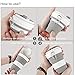 Glike Silicone Collapsible Cup Lid - Floding Travel Cup/Mug - Lightweight Water/Coffee Drinking Bottle Outdoor Camping Hiking - BPA Free [19oz] (Gray)