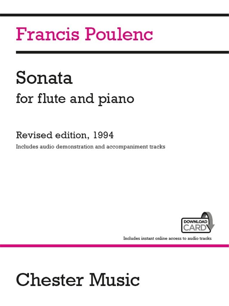 Francis Poulenc: Sonata For Flute And Piano (Audio Edition): Revised Edition, 1994 Audio Edition