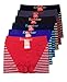 6 Pk Men’s Seamless Athletic Boxer Briefs Shorts Underwear Knocker One Size (Style 1)