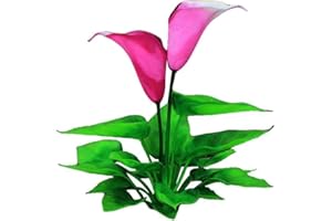 Essivox Artificial Aquarium Plants, Silk Plastic Waterweed Decorations for Fish Tank, Hydroponic Simulation Plants for Home O