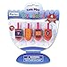 The Dreidel Company Multi Colored Hand Painted Wooden Dreidels, The Hanukkah Game, Let's Play Dreidel (4-Pack)