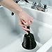 PlumbCraft Powerful Mini Home Plunger for All Drain Types, including showers, tubs, and sinks - Medium 11.5