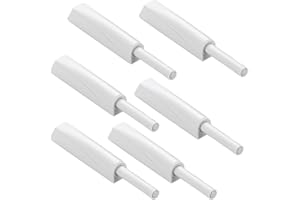 6 Pack Push to Open Door Latch, Magnetic Push Latches for Cabinet Door, Pressure Door Opener for Kitchen Drawer Cupboard