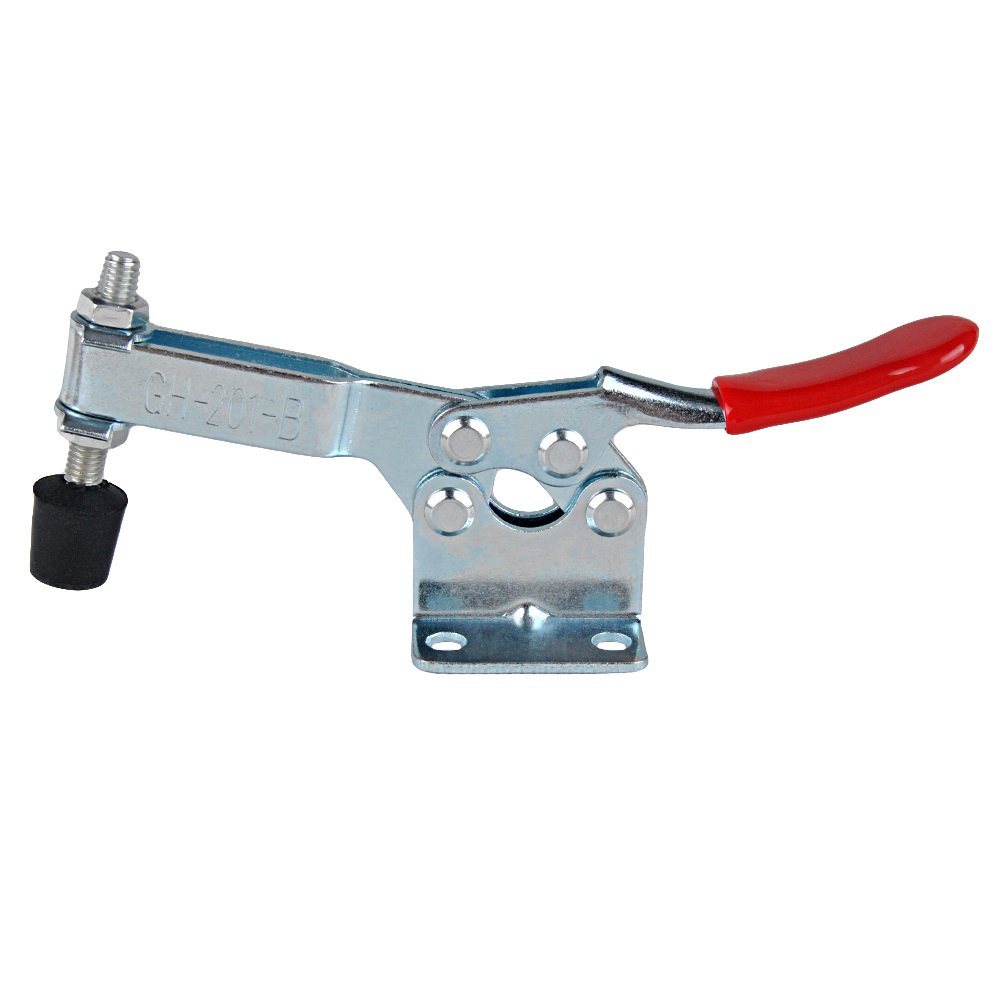 E-TING Hand Tool Toggle Clamp 201B Antislip Red Horizontal Clamp 201-B Quick Release Tool