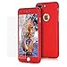 iPhone 7 Plus case, VPR 2 in 1 Ultra Thin Full Body Protection Hard Premium Luxury Cover [Slim Fit] Shock Absorption Skid-Proof PC case for Apple iPhone7 Plus (5.7inch) (Red)