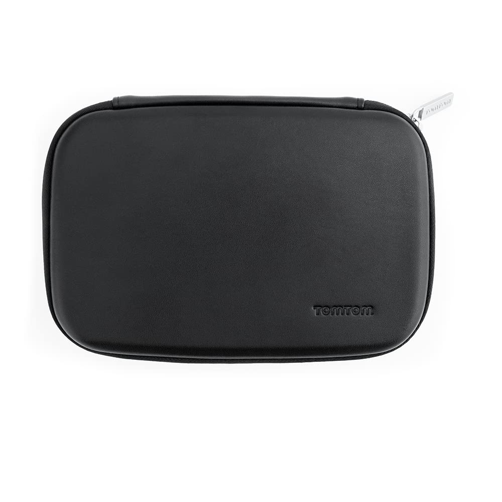 TomTom Sat Nav Premium Leather Carry Case for 7' inch Sat Navs (e.g. GO Navigator, GO Camper Max 2, Expert Plus)