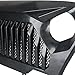 u-Box Jeep TJ LJ Gladiator Grille Matte Black Vander Grill Cover w/Mesh Insert for 1997 1998 1999 2000 2001 2002 2003 2004 2005 2006 Jeep Wrangler & Wrangler Unlimited