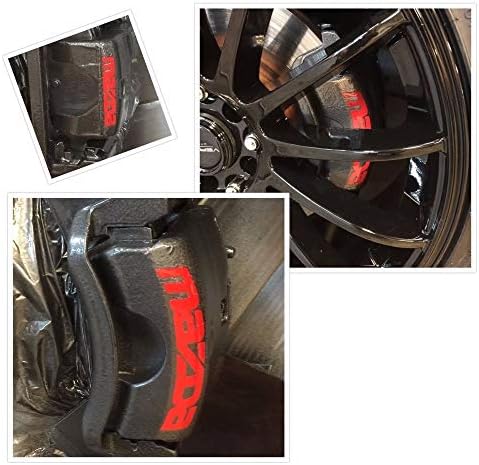 8 pc Set Mazda 3 6 Cx5 Rx8 Miata Brake Caliper Vinyl Sticker Decal Logo Graphics