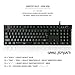 AIRFOX Cyborg Soldier - Ergonomic Wired Gaming Keyboard - Adjustable Seven Color Soothing LED - Mechanical-Similar Typing Experience Popular Gaming Keyboard