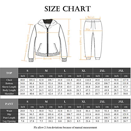 Womens Sweatsuits Sets 2 Piece Jogger Outfit Tracksuits Hoodie & Pants Activewear Zip-up Loungewear (Charcoal, XL) - Thumbnail 5