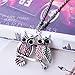 Winter.Z Diamond Owl Explosion Models Exaggeration Fashion Retro False Collar Necklace