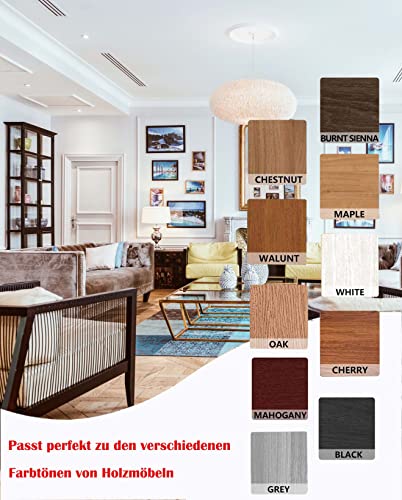 Holz Reparaturset, 21 Stück laminatboden Reparaturset holzspachtelmasse reparaturstift und Wachsstifte mit Spitzer für kratzer entfernen,Parkett, Holztür,Tische