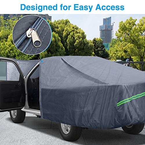 KAKIT 6 Layers Heavy Duty Truck Cover Waterproof All Weather with Door
