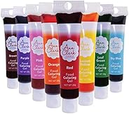 Ann Clark Cookie Cutters Food Coloring Gel 8-Pack