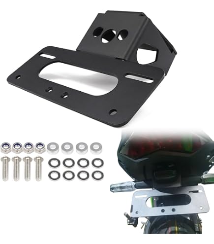 Amazon.com: PuLaif Motorcycle Plate Mount for Kawasaki for Ninja