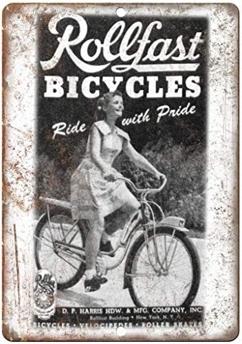 NGDR Tin sign 8x12 inches Rollfast Bicycles Vintage Reproduction Metal Sign B235