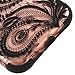 for iPhone 7/8 Case, Kaleidio [TUFF] Rugged Shockproof Hybrid 3-Piece Dual Layer Protective Armor Cover for Apple iPhone 8/7 [Includes a Overbrawn Prying Tool] [Rose Gold Paisley Design]