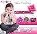 Kidtastic Bracelet Kit Set of 12, Jewelry Making Set Arts and Crafts for Girls, No Mess, No Glue, No Tools, Friendship Bracelets Maker with Letters, Flowers, Charms