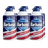 Barbasol Original Thick and Rich Shaving Cream for Men, 10 oz., Pack of 6