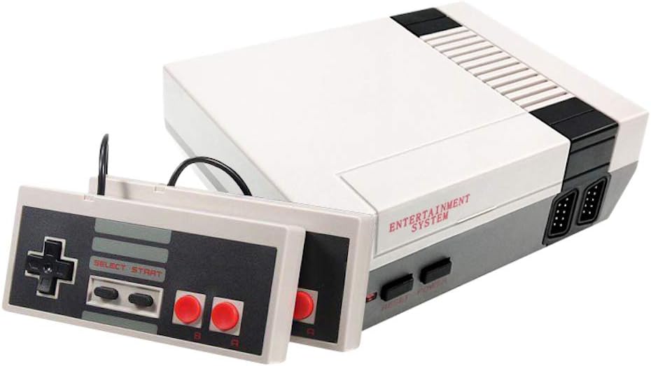 DigitCont Plug & Play Classic Retro Game Console Built-in with 621 Classical FC Games 2 Players Support Console TV Output Bring Back Childhood Memory Present for Kids and Adult