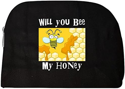 A Bee And Honeycomb With Will You Bee My Honey - Cosmetic Case