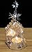 Nativity Christmas Spinning Candle - Laser Cut Silver Plated Holy Family Tea Light Candle Holder - Scandinavian Design Measures 6